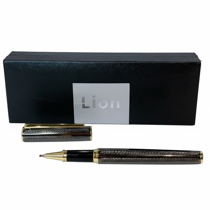 Кулькова ручка в подарунковому футлярі, металева LION 255