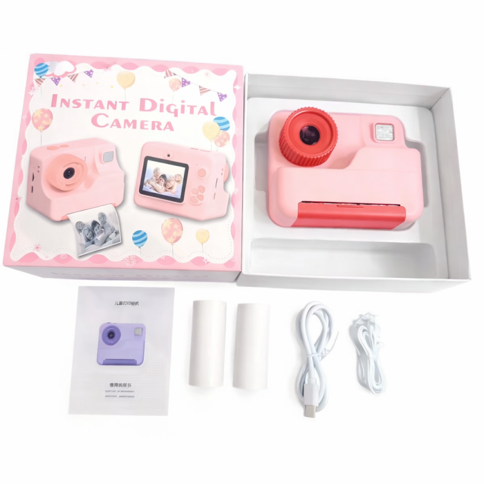 Дитячий фотоапарат Y708, PINK