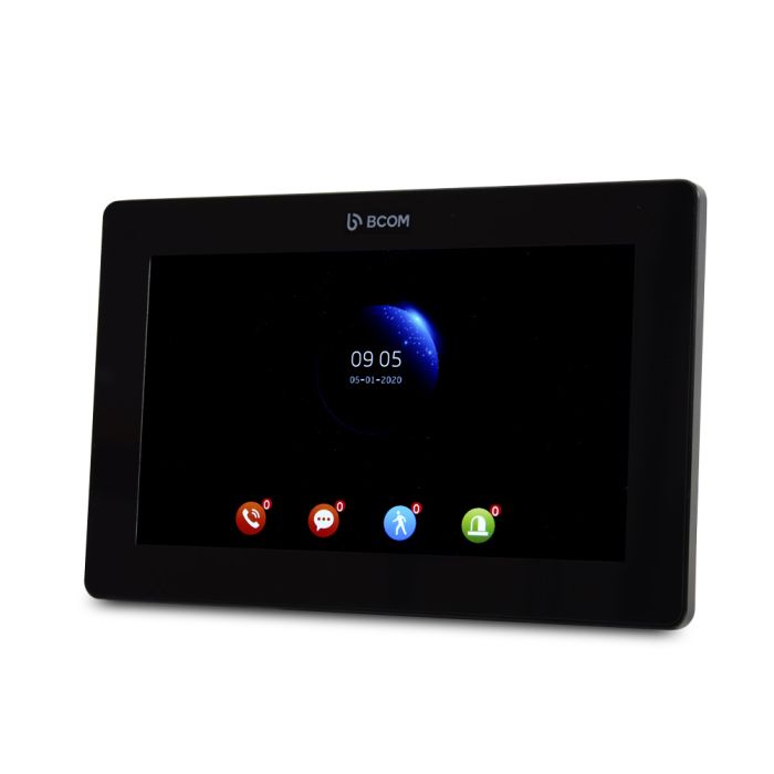 Комплект відеодомофону BCOM BT-400FHD Silver+BCOM BD-770FHD/T Black