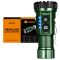 Тактичний ліхтар YEMAO YM-F337X, 3500LM, акумулятори 18650 + 18350 (3200 + 1500 mAh), бокові світлодіоди (червоний, синій, зелений