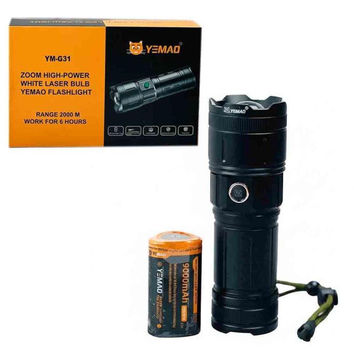 Ліхтар YEMAO YM-G31 TG, 1x38650, ЗУ Type-C, zoom