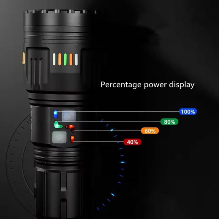 Ліхтар YEMAO YM-G600 TG 60W, 4x181350, Power Bank, ЗУ Type-C, zoom, кейс