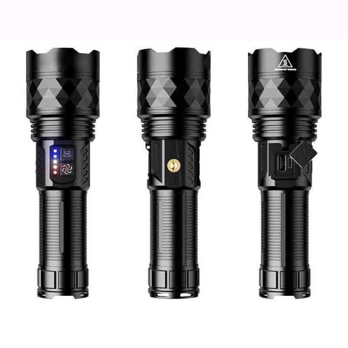 Ліхтар YEMAO YM-G641-1 TG 60W, 1x32700, Power Bank, ЗУ Type-C, zoom, кейс