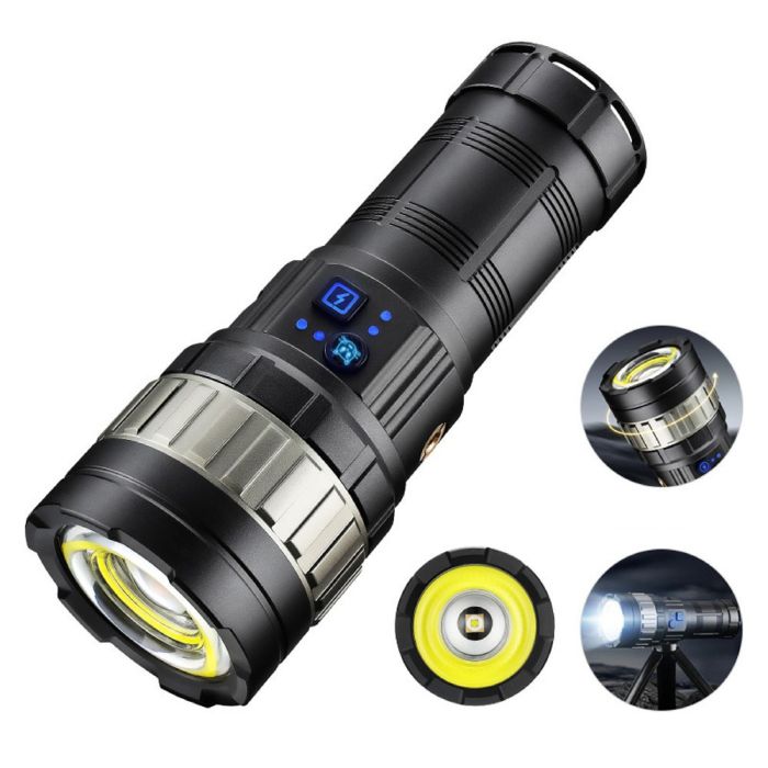 Ліхтар YEMAO YM-G931 TG 30W+COB, 1x40700, Power Bank, ЗУ Type-C, zoom
