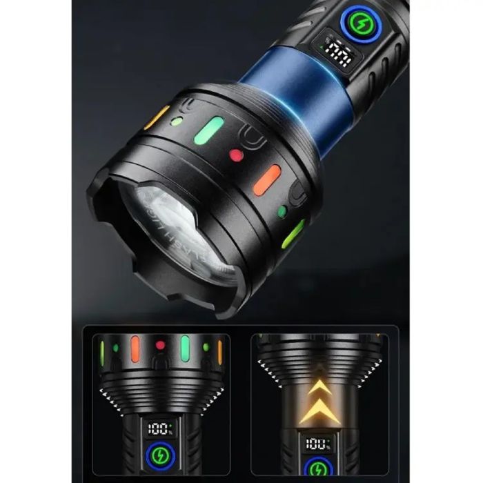 Фонарь YEMAO YM-G705-2 TG, 1x33140, Power Bank, ЗУ Type-C, zoom