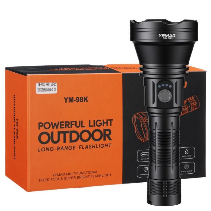 Ліхтар YEMAO YM-98K PRO AY90-N95 LED, 1x21700, ЗУ Type-C