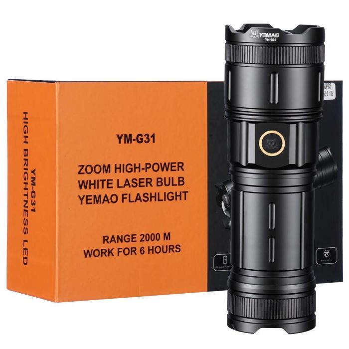 Ліхтар YEMAO YM-G31 TG, 1x38650, ЗУ Type-C, zoom