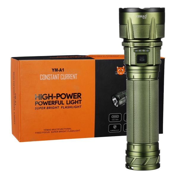 Ліхтар YEMAO YM-A1 XHP70.2, 1x38121, Power Bank, ЗУ Type-C, ковпачок