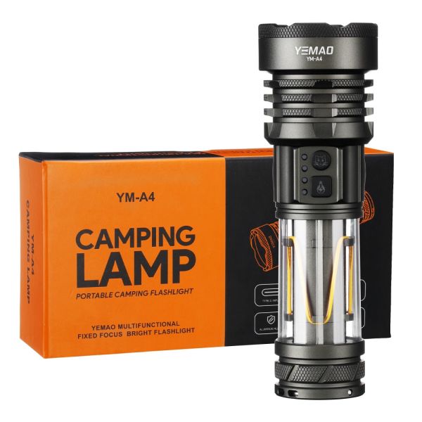 Фонарь YEMAO YM-A4 Sanan 55, 1x21700, ЗУ Type-C, функция лампы, крюк