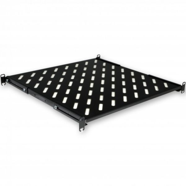 Полиця з чотирма точками кріплення CMS UA-SH4-450B 19" 1U 450 мм чорна