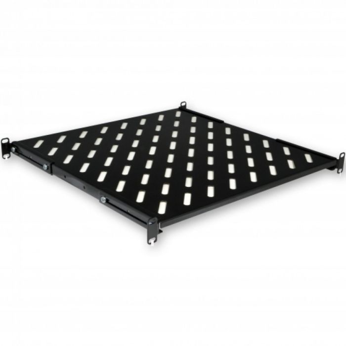 Полиця з чотирма точками кріплення CMS UA-SH4-450B 19" 1U 450 мм чорна