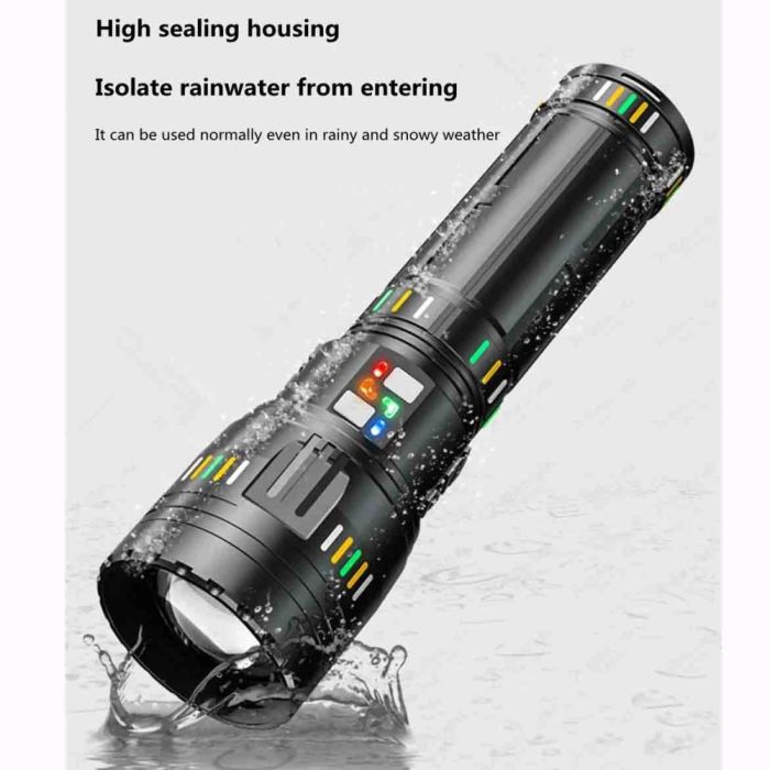 Ліхтар YEMAO YM-G600 TG 60W, 4x181350, Power Bank, ЗУ Type-C, zoom, кейс