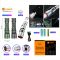 Фонарь YEMAO YM-F605X-TG, 2x14500, ЗУ Type-C, zoom, магнит