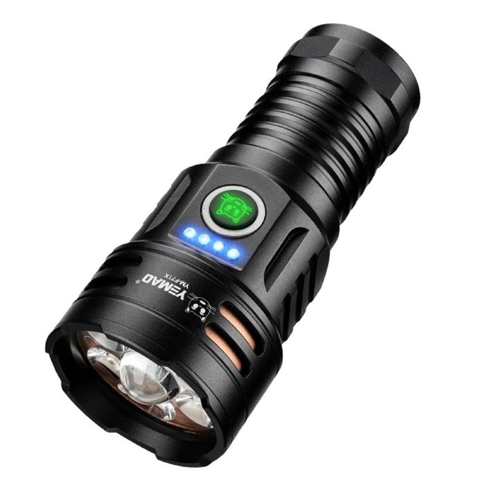 Ліхтар YEMAO YM-F71X-TG+6P35, 1x26650/26350, ЗУ Type-C, магніт, IP55