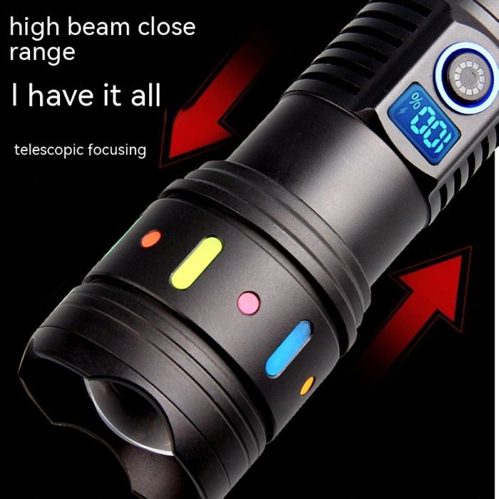 Ліхтар YEMAO YM-G85-TG, 1x32850, Power Bank, ЗУ Type-C, zoom