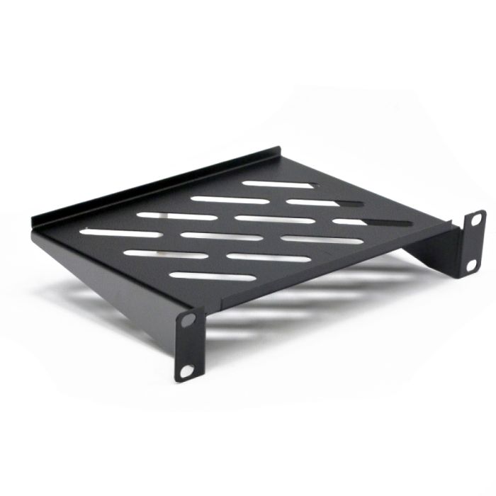 Полиця консольна CMS UA-SHC160b 10" 1U 160 мм чорна