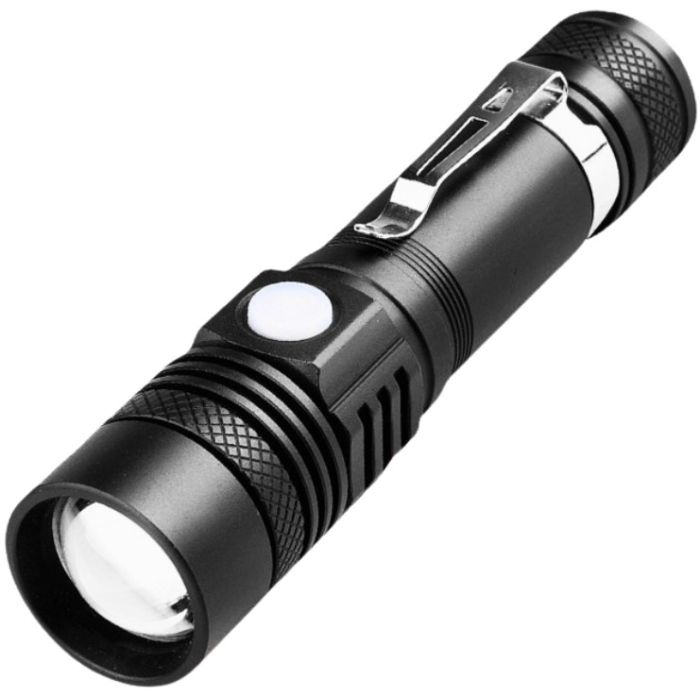 Ліхтар Police 802-T6, 1х18650, зажим, zoom, ЗУ microUSB, Box