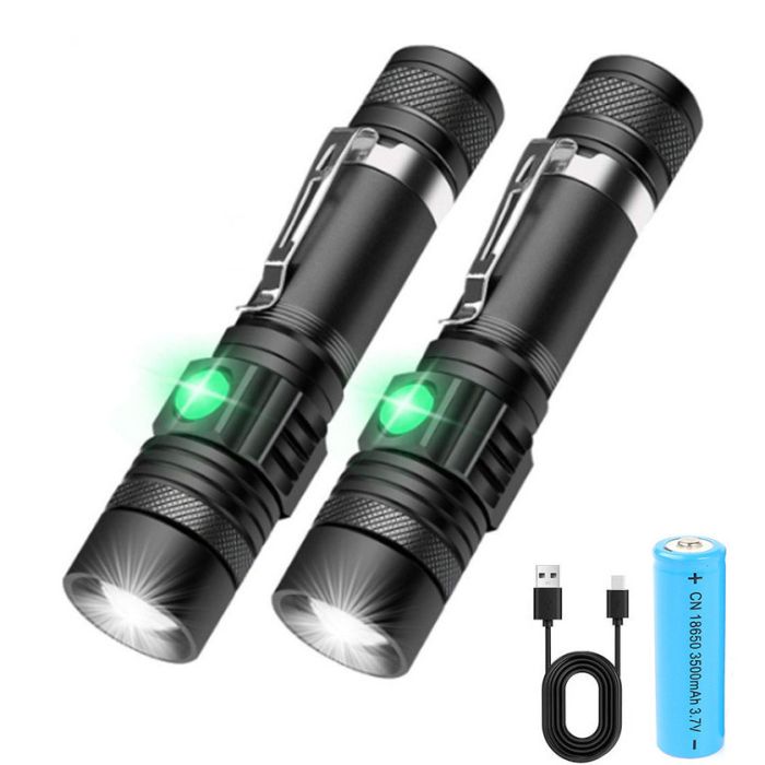 Ліхтар Police 802-T6, 1х18650, зажим, zoom, ЗУ microUSB, Box
