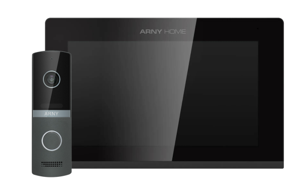 Комплект домофонний ARNY AVD-7423A Wi-Fi (AVD-742A 7" Wi-Fi IPS + AVP-NG230 2Мп), Black + Graphite