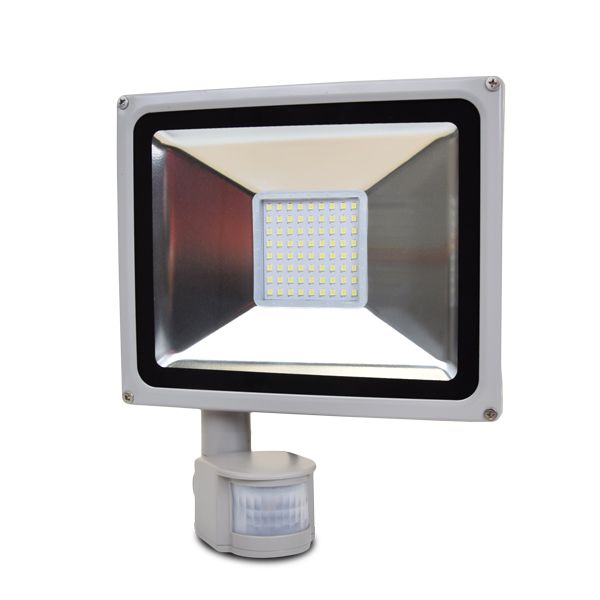 LED-прожектор Lightwell LW-50W-220PIR (розпродаж 754) з датчиком руху