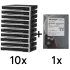 DS-7608NXI-K2(D) 10 шт + DS40HKVS-VX1 Комплект Hikvision