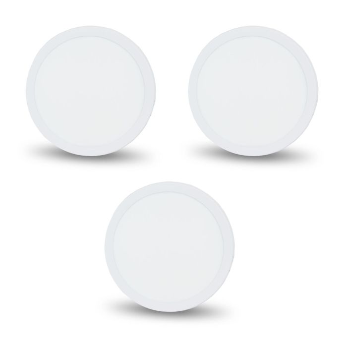 Комплект із 3-х світильників світлодіодних LIGHTWELL LW-R-SFR-18 18 W коло, накладний