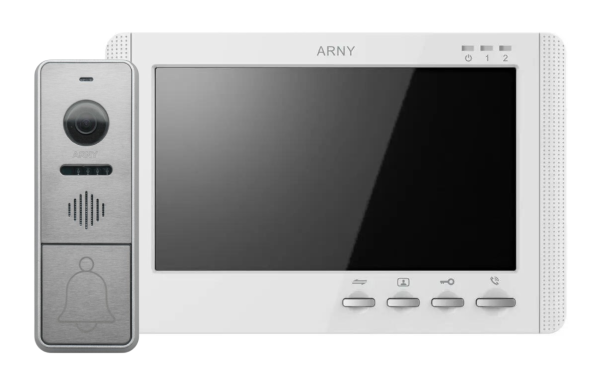 Комплект домофонний ARNY AVD-7942 (AVD-709MD + AVP-NG420 1Мп), White + Silver