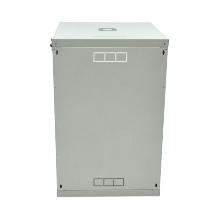 Шафа серверна SteelNet 15U 600 x 500 для мережевого обладнання (скло, сірий)