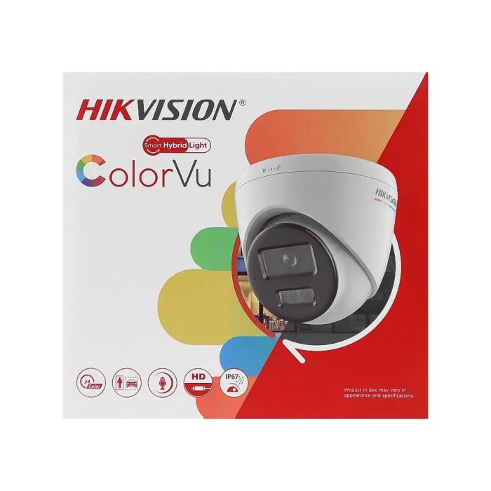 IP-відеокамера 2 Мп Hikvision DS-2CD1327G2H-LIUF (2.8 мм) ColorVu для системи відеонагляду