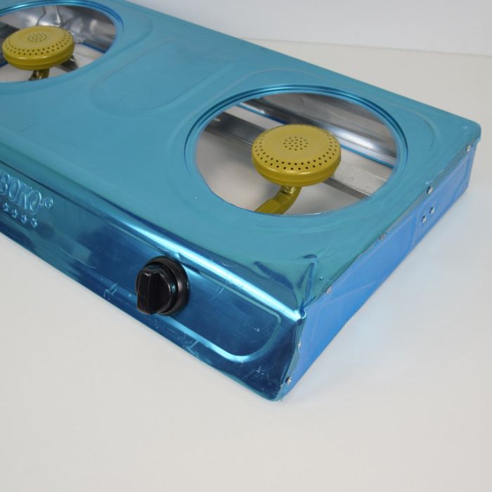 Настільна газова плита (розпродаж 811) на 2 конфорки