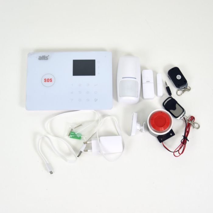 Комплект бездротової GSM і Wi-Fi сигналізації ATIS Kit GSM+WiFi 130T (розпродаж 839) з підтримкою застосунку Tuya Smart