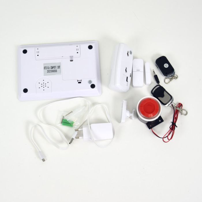 Комплект бездротової GSM і Wi-Fi сигналізації ATIS Kit GSM+WiFi 130T (розпродаж 839) з підтримкою застосунку Tuya Smart