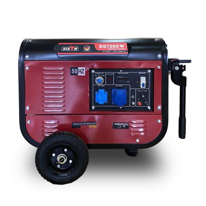Бензиновий генератор BISON BS7000W максимальна потужність 3.8 кВт