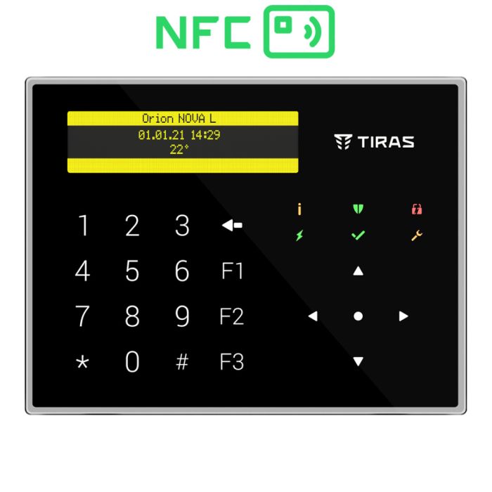 Клавіатура K-GLCD+ (black)