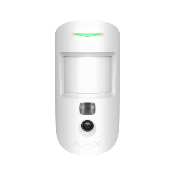 Бездротовий датчик руху Ajax MotionCam HDR (PhOD) Jeweller white  (розпродаж 875) з фотофіксацією за тривогою та за запитом