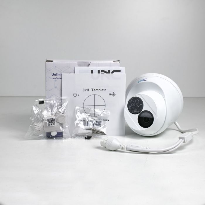 IP відеокамера UNC UND-4MIRP-30W/2.8 Е (розпродаж 733) купольна 4 Мп вулична для відеоспостереження