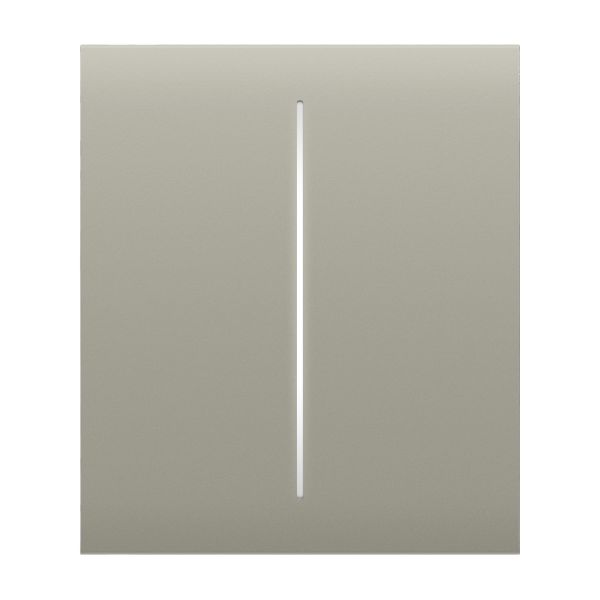 Кнопка Ajax CenterButton (2-gang) olive для двоклавішного вимикача