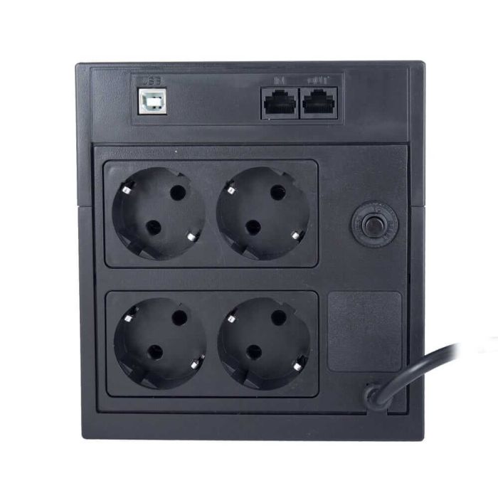 Джерело безперебійного живлення Powercom RPT-1025AP Schuko 1025ВА / 615Вт лінійно-інтерактивне