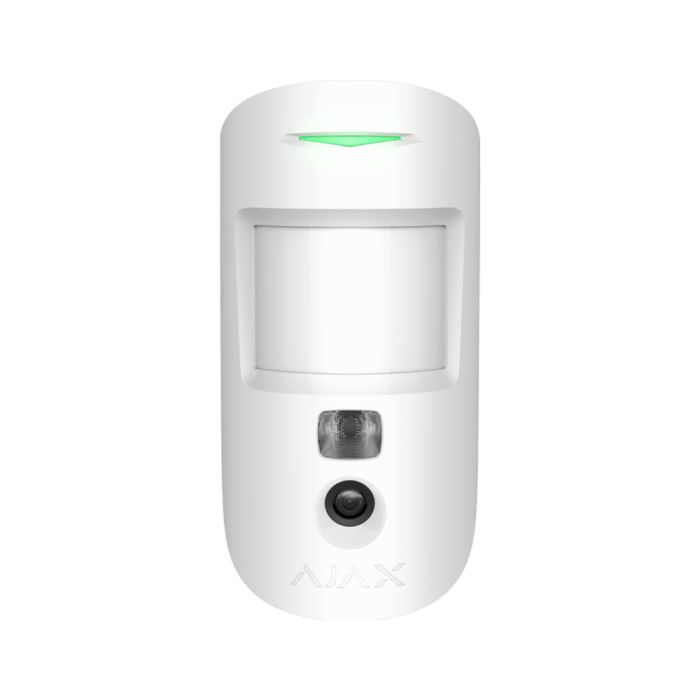 Бездротовий датчик руху Ajax MotionCam HDR (PhOD) Jeweller white з фотофіксацією за тривогою та за запитом