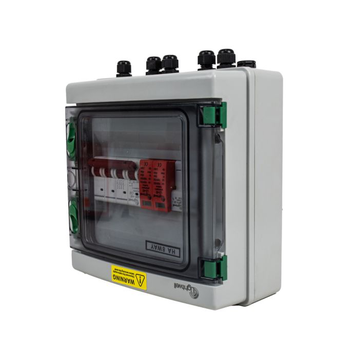 Сонячна PV розподільна коробка LQX1/1DC1000VB1-1532-PG (розпродаж 926), DC 1000В 1 вхід 1 вихід, з блискавкозахистом