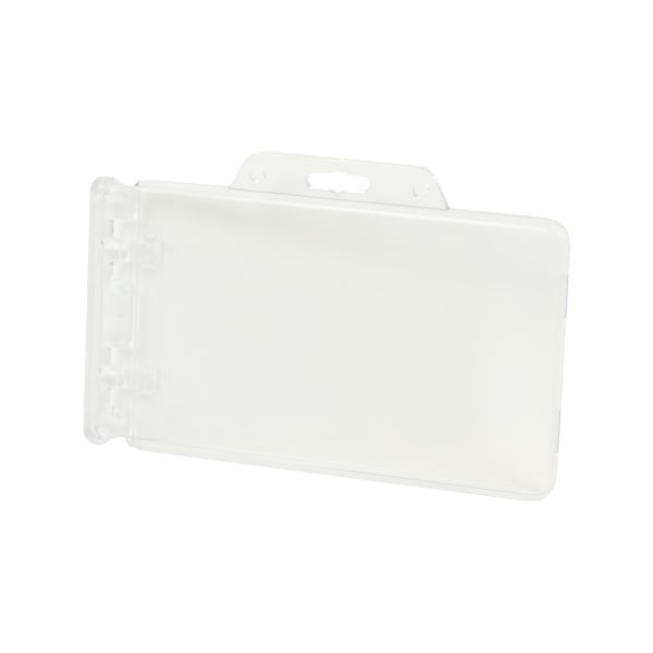 Бейдж горизонтальний, колір прозорий – ATIS, 95 x 60 x 6 мм