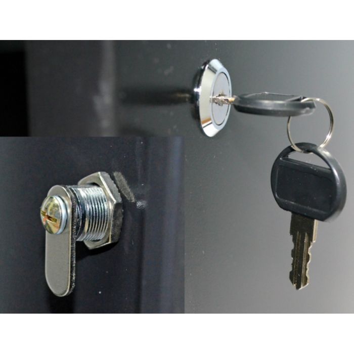 Шафа серверна CMS 28U 610 х 865 UA-MGSE2868MB посилена для мережевого обладнання