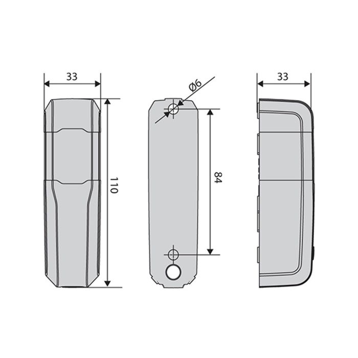 Фотоелементи BFT COMPACTA A20 інфрачервоні з поворотними лінзами