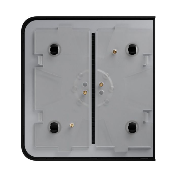 Кнопка Ajax SideButton (1-gang/2-way) black для одноклавішного або прохідного вимикача