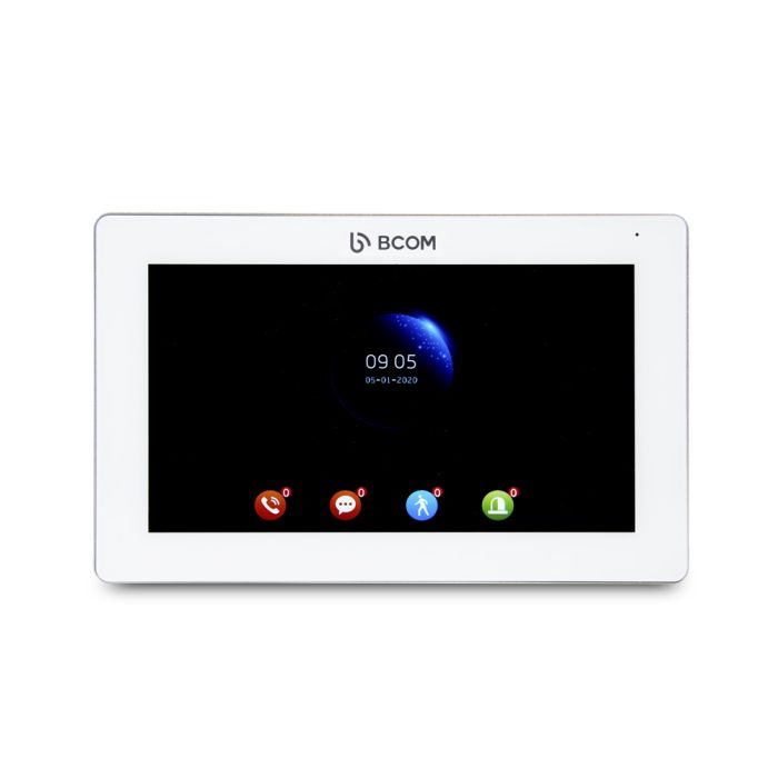 Комплект відеодомофона BCOM BD-770FHD/T White Kit: відеодомофон 7" з детектором руху і підтримкою Tuya Smart і відеопанель