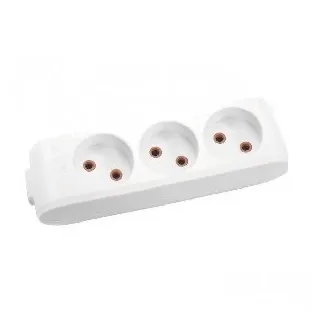 VIKO (90114300) колодка 3 гнізда без заземлення