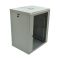 Шафа серверна SteelNet 15U 600 x 500 для мережевого обладнання (скло, сірий)