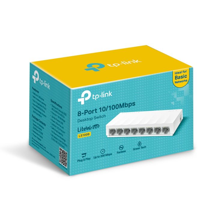 Комутатор TP-Link LiteWave LS1008 8-портовий некерований
