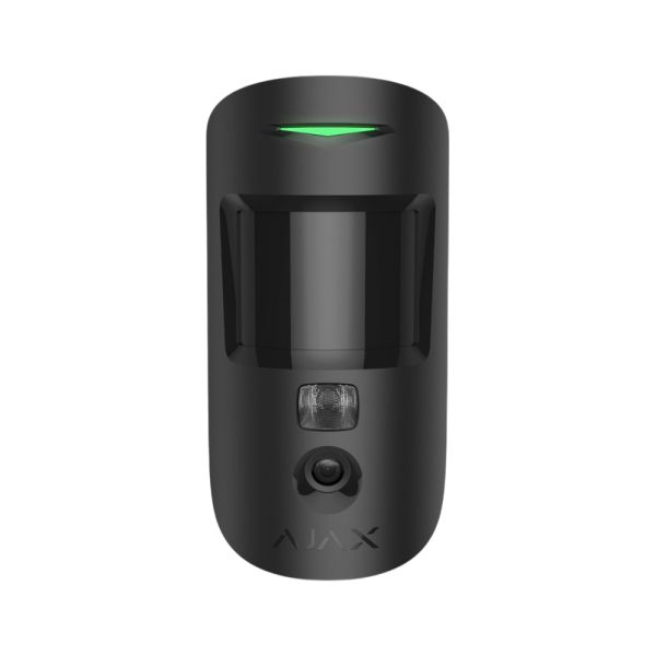 Бездротовий датчик руху Ajax MotionCam HDR black з фотокамерою для підтвердження тривог