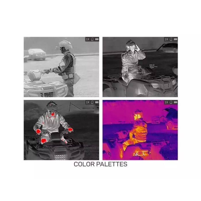 Тепловізійний монокуляр AGM Taipan TM19-384 з інфрачервоним детектором та дисплеєм